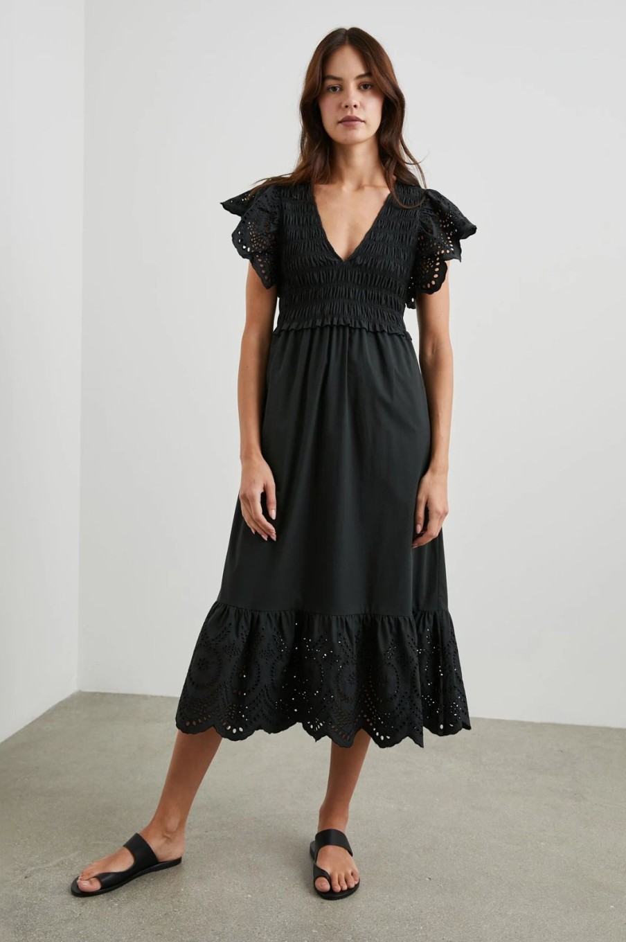 Wholesale Rails Clementine Dress Black Eyelet