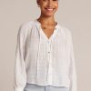 Hot bella dahl Raglan Button-Down Shirt White