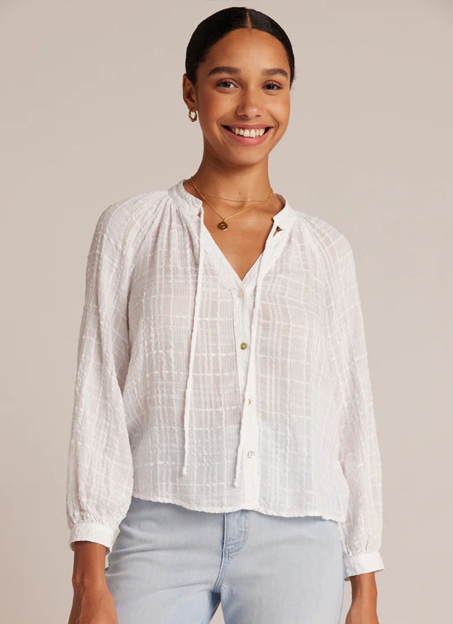 Hot bella dahl Raglan Button-Down Shirt White