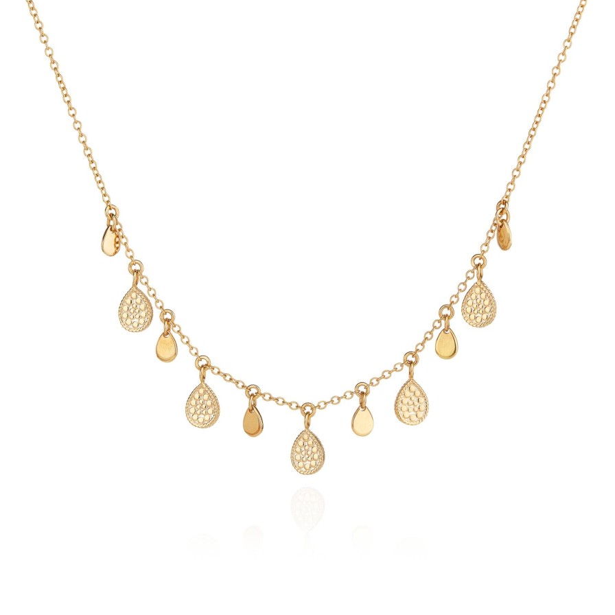 Clearance Anna Beck Teardrop Charm Collar Necklace