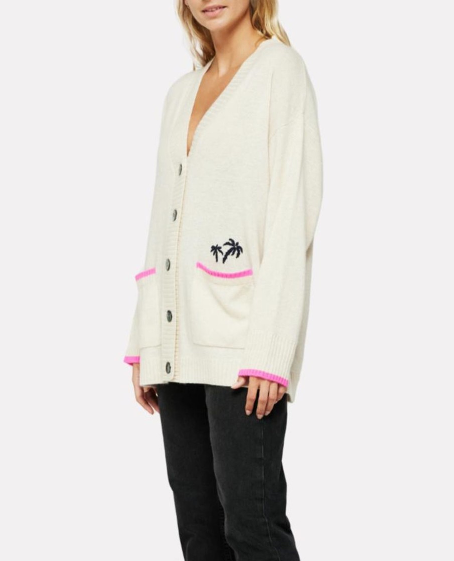 Hot Brodie Malibu Sunset Cardigan Antique White