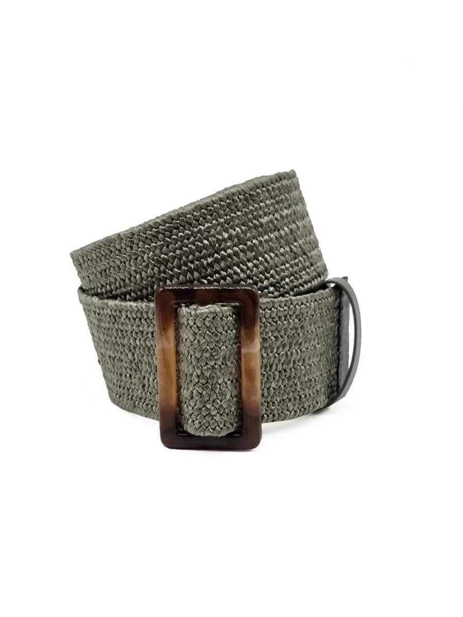 Online Nooki Kylie Woven Belt Khaki