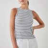 Clearance Rails Racer Tank Sailor Stripe Navy