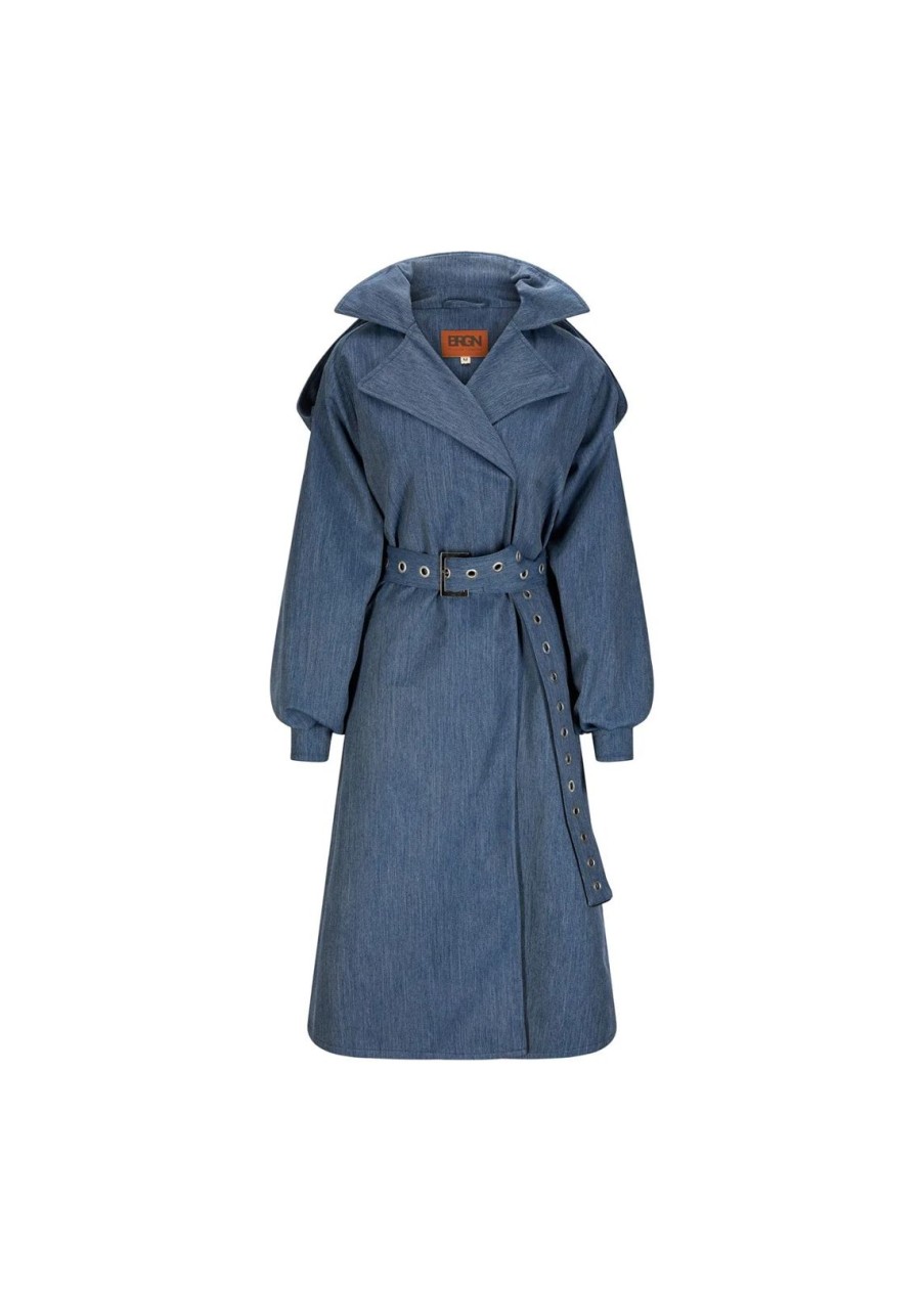 Best BRGN Duskregan Maxi Trench Coat