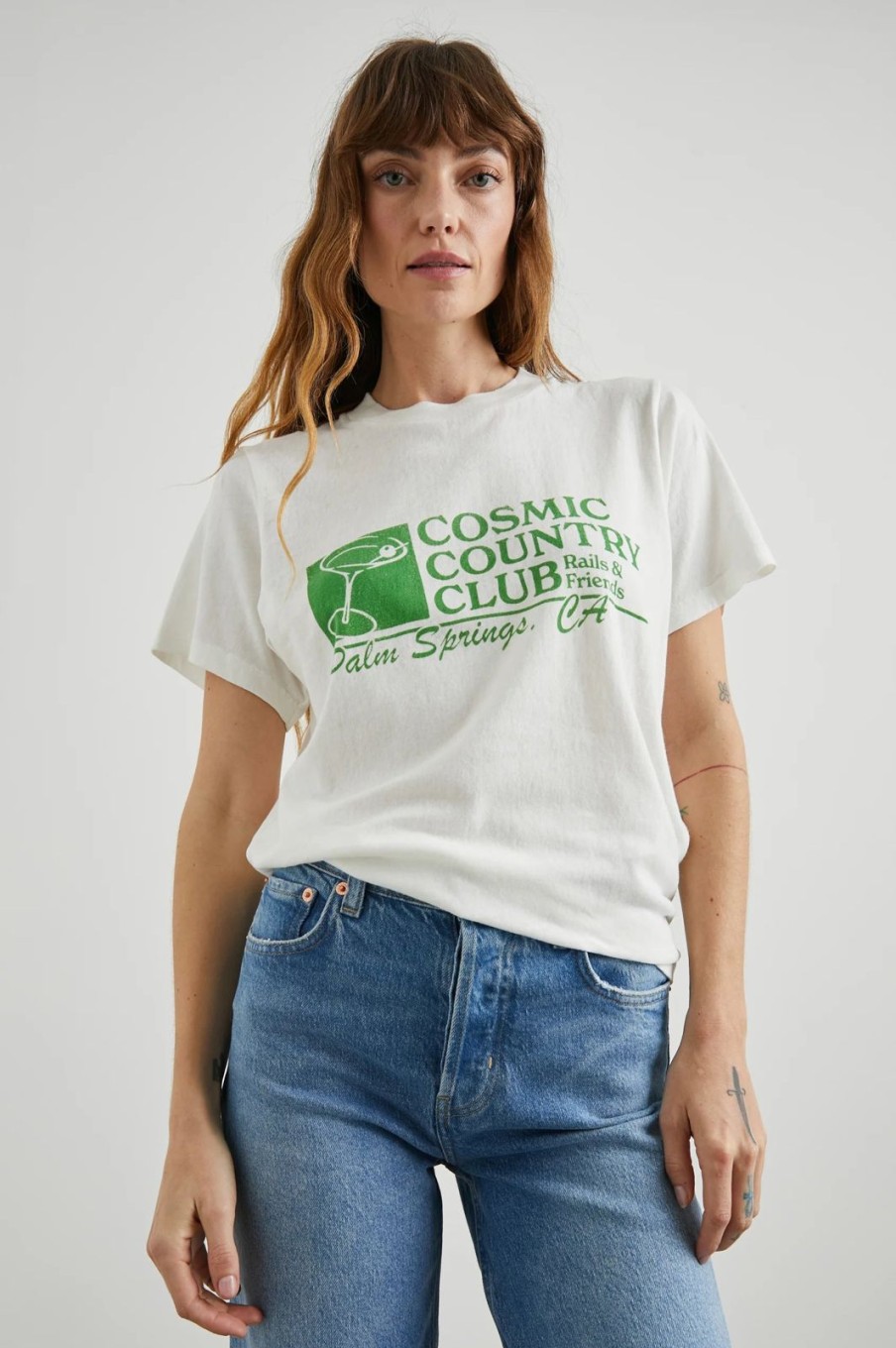 Clearance Rails Boyfriend Tee Cosmic Country Club