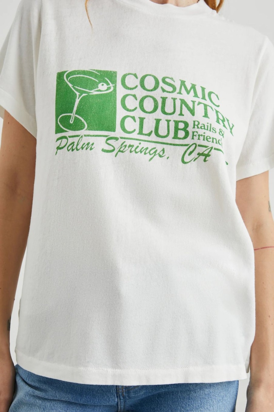 Clearance Rails Boyfriend Tee Cosmic Country Club