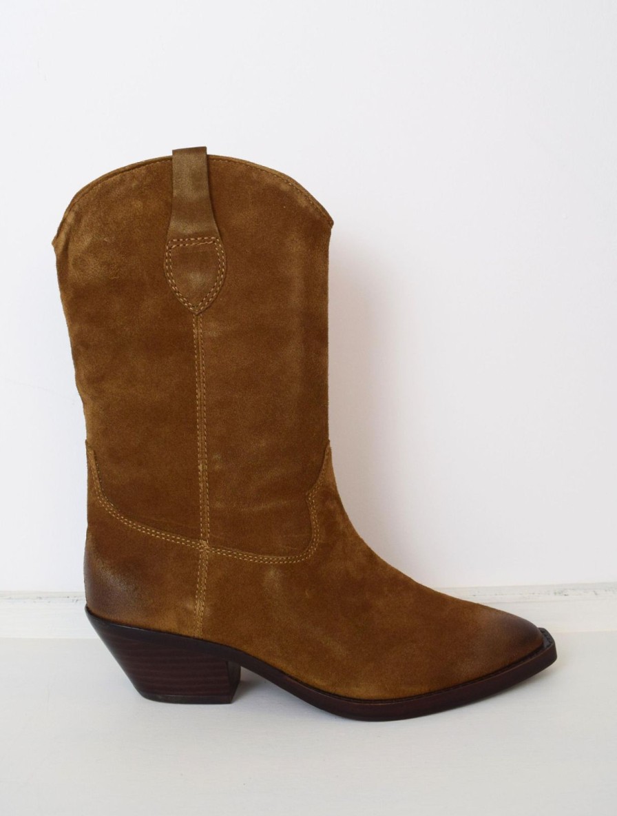 Hot ASH Dalton Bis Suede Boot Russet