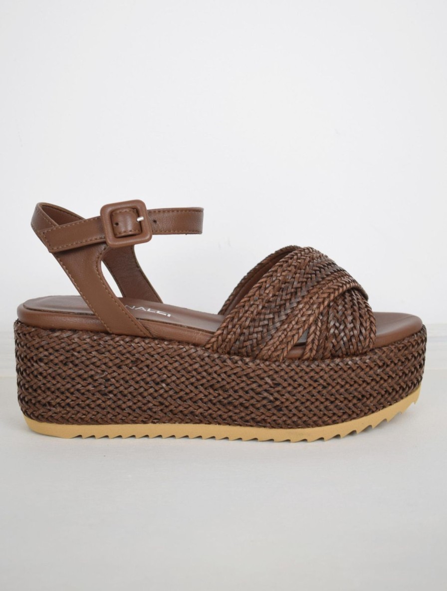 Online Donna Lei Jaipur Raffia Sandal Pecan