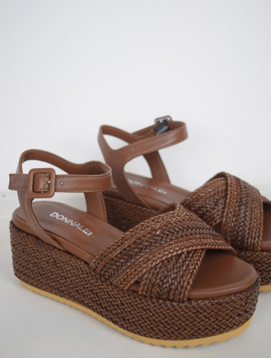 Online Donna Lei Jaipur Raffia Sandal Pecan