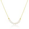 Best Claudia Bradby Angelina Pearl Choker Gold