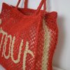 New the Jacksons Amour Bag Scarlet/Natural Large