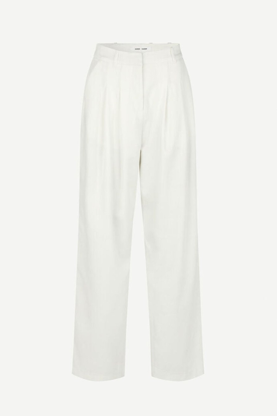 Wholesale Samsoe Samsoe Luzy Trousers Clear Cream