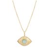 Wholesale Anna Beck Evil Eye Green Quartz Necklace