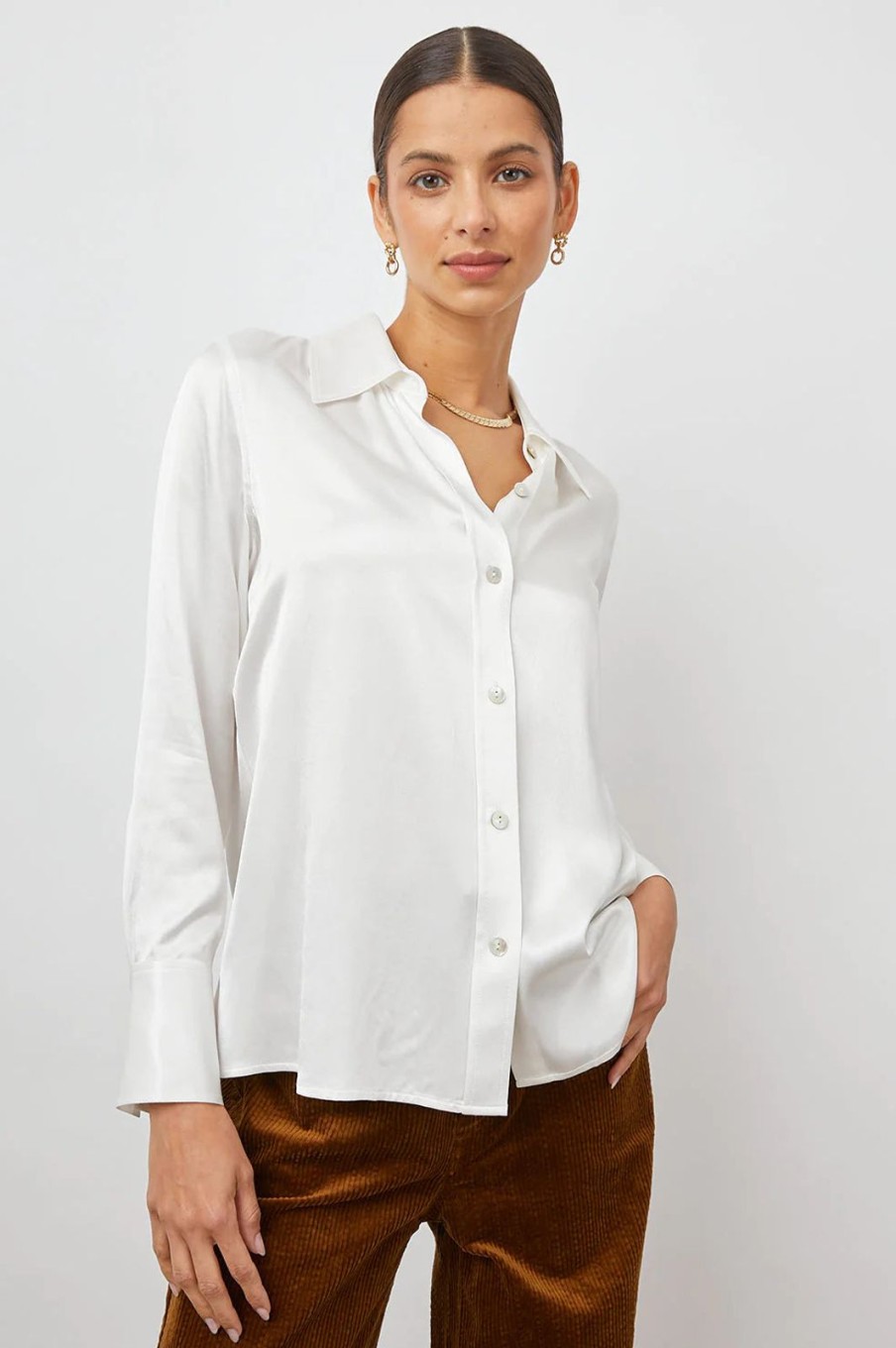 New Rails Andrea Shirt Ivory