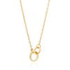 New Anna Beck Intertwined Circles Charity Necklace Gold