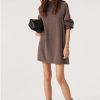 Online ba&sh Medee Dress Choco