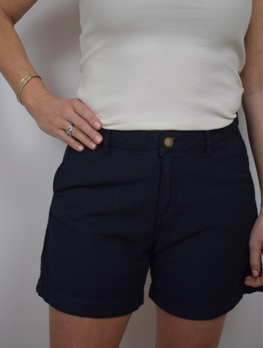 New Denim Studio Donna Shorts Navy