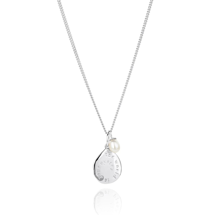 Online Claudia Bradby The World Is Your Oyster Micro Necklace