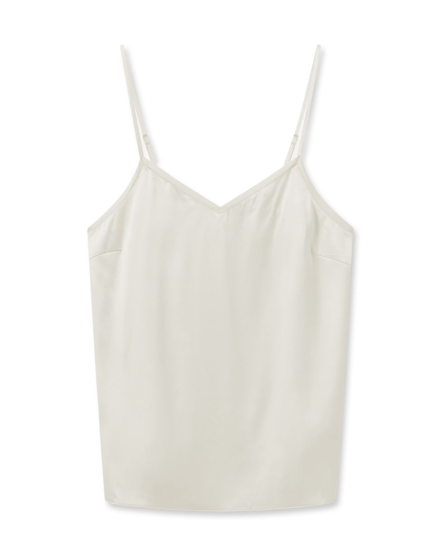 Online Mos Mosh Mmditte Silk Singlet Ecru