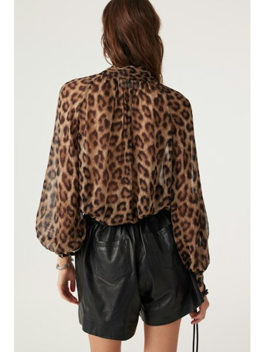 Clearance ba&sh Floe Shirt Leopard