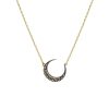 Clearance Kirstie Le Marque Diamond Classic Crescent Necklace