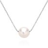 Online Claudia Bradby Essential White Pearl Necklace Silver