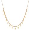 Hot Anna Beck Charm Choker Necklace Gold