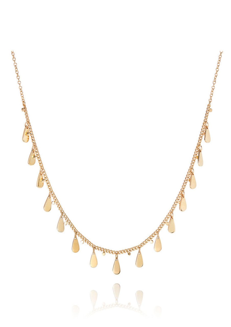 Hot Anna Beck Charm Choker Necklace Gold