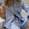 Online BREATHE Herringbone Pyjama Blue