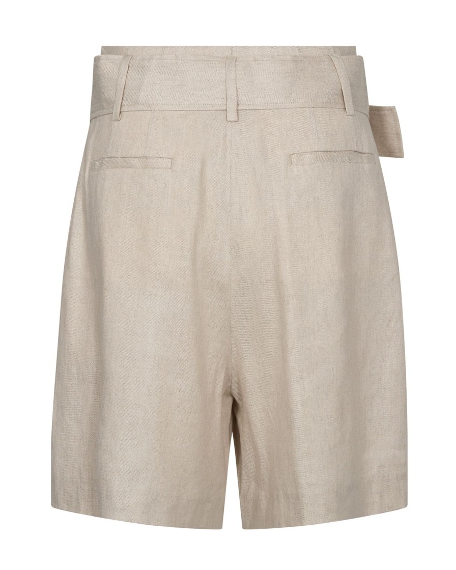 Best Mos Mosh Mmuni Linen Shorts Cement