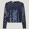 Best Baum und Pferdgarten Jiza Top Blue Dotted Sequins