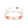 New Mishky Peeky Xs Bracelet Orange/Ivory