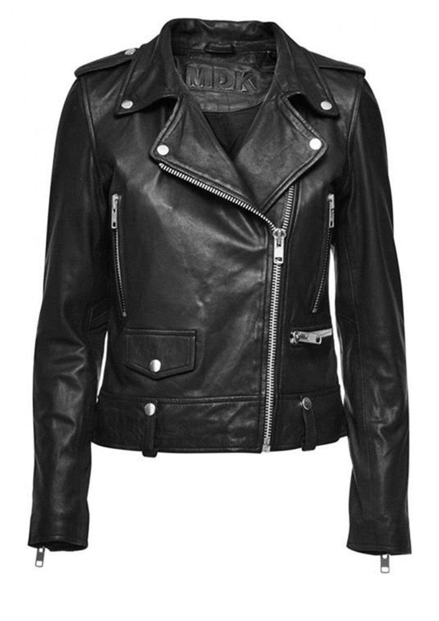 Online MDK Seattle Leather Jacket Black