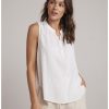 Wholesale bella dahl Sleeveless Pullover Top White