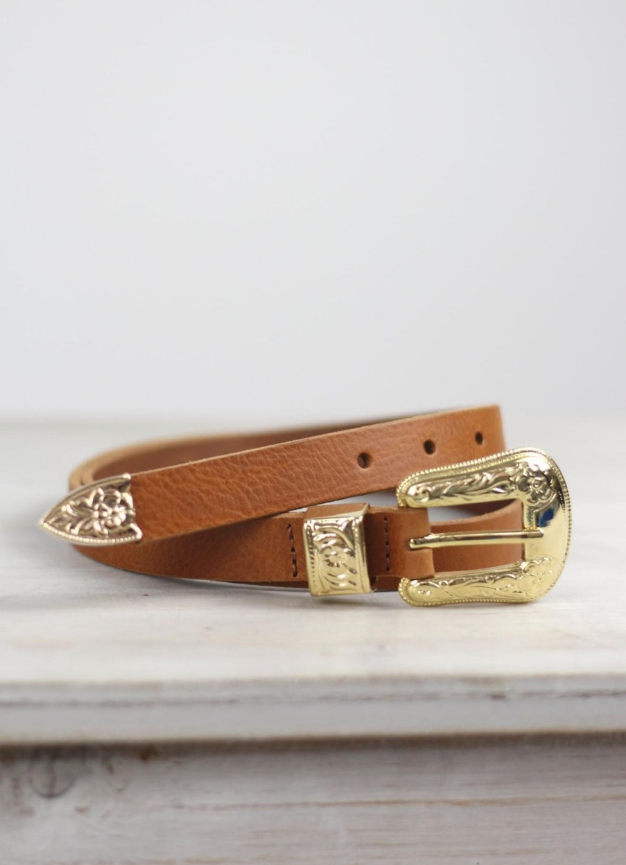 Hot Mercules Rosette Belt Brown