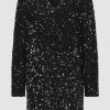 Clearance Second Female Shimmer Dress Black