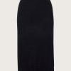 Clearance Not Shy Karina Cashmere Pencil Skirt Black