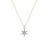 Hot Kirstie Le Marque Diamond Cosmic Star Necklace Gold