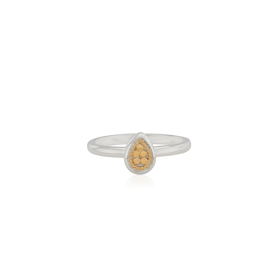 Best Anna Beck Teardrop Stacking Ring Gold/Silver