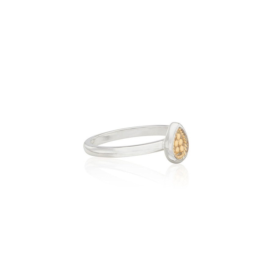 Best Anna Beck Teardrop Stacking Ring Gold/Silver