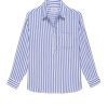 Hot Rails Elle Shirt Blue White Stripe