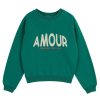 Clearance Emile & Ida Zamour Amour Sweatshirt Green Bean