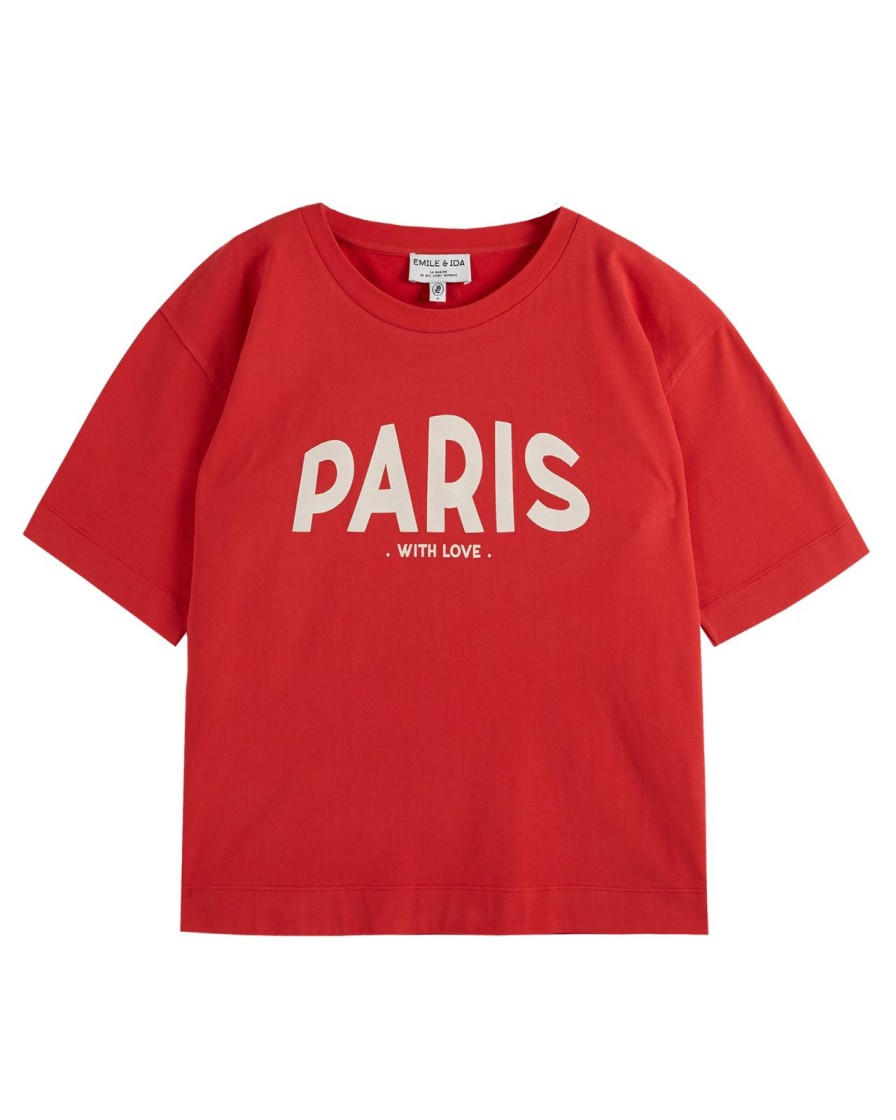 Best Emile & Ida Zaris T-Shirt Paris Poppy