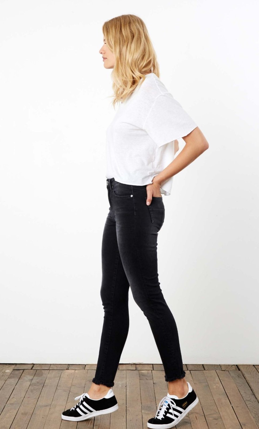 Clearance Denim Studio Katy Jeans Black Denim