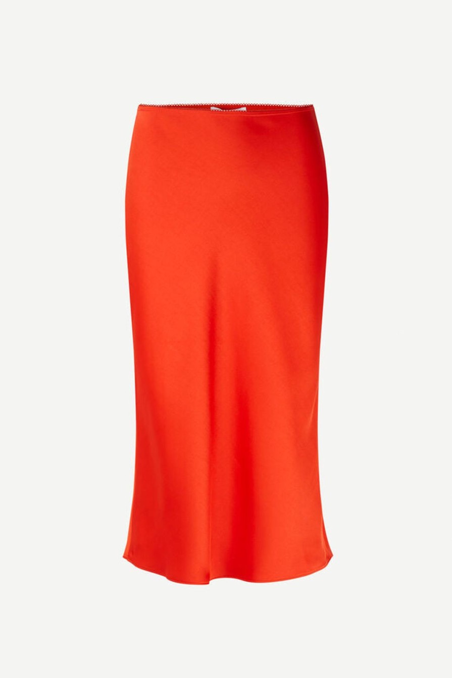 Wholesale Samsoe Samsoe Agneta Skirt Orange