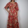 Online Handprint Dream Apparel Enerson Dress Provence Red