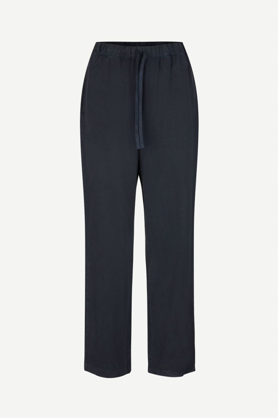 Online Samsoe Samsoe Sahoysa Trousers Salute Navy