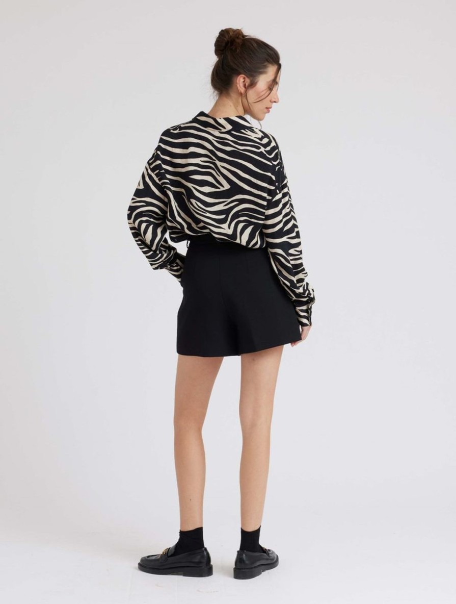 Online Idano Helene Shirt Ecru Zebra