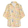 Hot Palm Noosa Mirage Shirt Verano Yellow