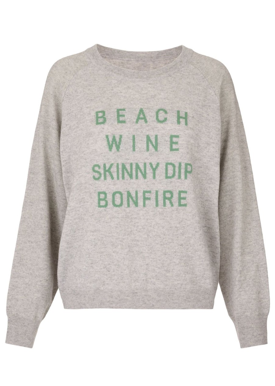 Clearance Tabitha Webb Beach Wine Skinny-Dip Jumper Grey